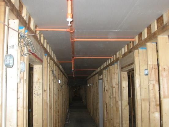 hallway pipes